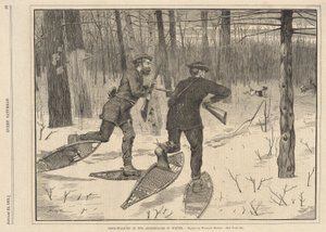Deer-Stalking Adirondacksissa talvella, alkaen joka lauantai, 21. tammikuuta 1871 tekijältä Winslow Homer