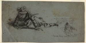 Piirros, Kolme päivää rintamalla, n. 1863. tekijältä Winslow Homer