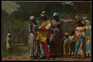 Pukeutuminen karnevaalia varten tekijältä Winslow Homer