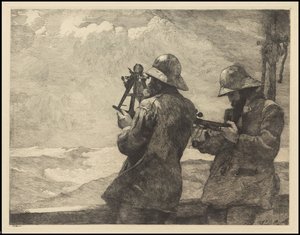 Kahdeksan kelloa, 1887, todennäköisesti painettu noin 1940 tekijältä Winslow Homer
