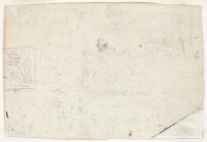 Figuuri hevosselästä ja muista tutkimuksista [verso], 1861. tekijältä Winslow Homer