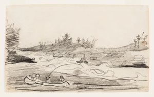 Kalastajat koskissa tekijältä Winslow Homer