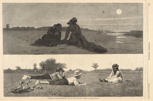 Flirttailu meren rannalla ja niityllä, Harperilta tekijältä Winslow Homer