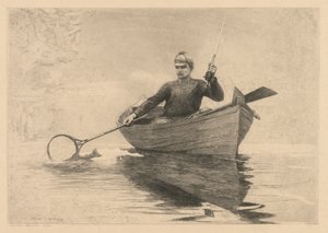 Perhokalastus tekijältä Winslow Homer