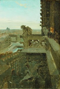 Gargoyles Notre Damessa, 1867 tekijältä Winslow Homer