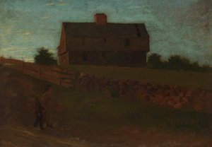 Garrison House, York, Maine, 1875. tekijältä Winslow Homer