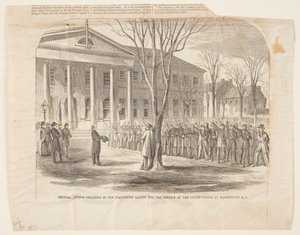 Kenraali Thomas vannoi Yhdysvaltojen palvelukseen kutsutuissa vapaaehtoisissa Washington DC:ssä tekijältä Winslow Homer