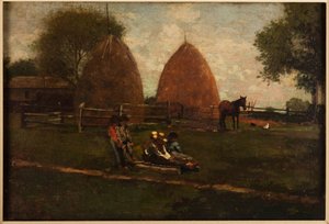 Heinäsuovat ja lapset tekijältä Winslow Homer