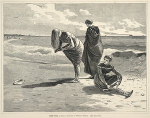Korkeavesi, julkaisusta Every Saturday: An Illustrated Journal of Choice Reading, 6. elokuuta 1870 tekijältä Winslow Homer