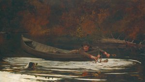 Hound and Hunter, 1892. tekijältä Winslow Homer