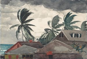 Hurrikaani, Bahama, 1898. tekijältä Winslow Homer