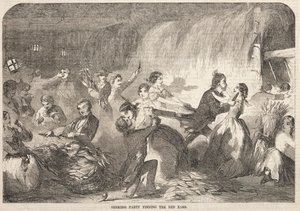 Husking Party Finding the Red Ears, 1857. tekijältä Winslow Homer