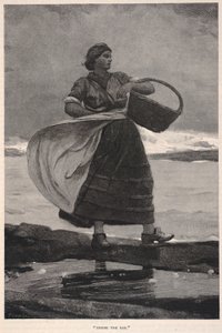 Sisällä baarissa, The Century Magazine, marraskuu 1883. tekijältä Winslow Homer