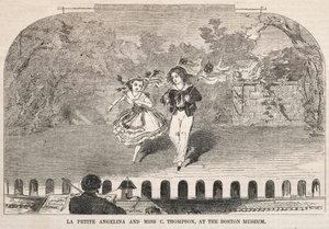 La Petite Angelina ja neiti C. Thompson Bostonin museossa, 1859. tekijältä Winslow Homer