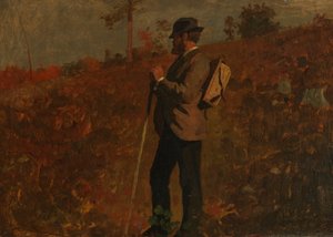 Mies selkärepulla tekijältä Winslow Homer