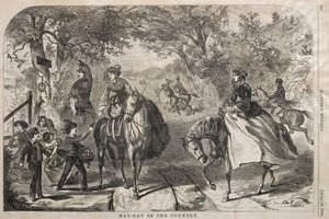 Vappu maalla, 1859. tekijältä Winslow Homer