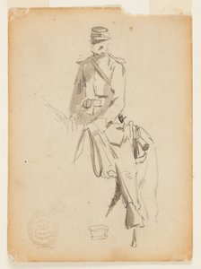 Ratsutettu ratsuväen upseeri tekijältä Winslow Homer