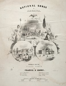 Amerikan kansalliset laulut - Nuotit Cover tekijältä Winslow Homer