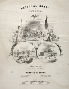 National Songs of America - Nuottien kansikuva. tekijältä Winslow Homer