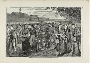 New England Factory Life-"Bell Time" tekijältä Winslow Homer