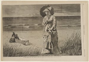 Rannalla - kaksi on seuraa, kolme ei lainkaan tekijältä Winslow Homer