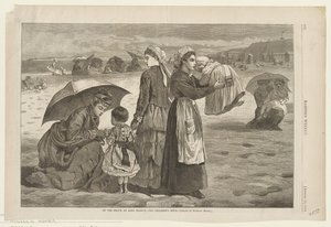 Long Branchin rannalla - Lasten tunti tekijältä Winslow Homer