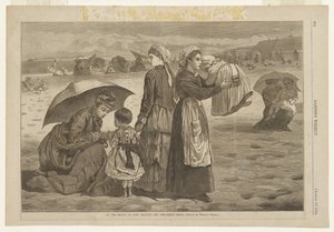 Long Branchin rannalla - Lasten tunti tekijältä Winslow Homer