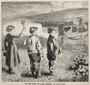 Matkalla Lake Georgelle tekijältä Winslow Homer