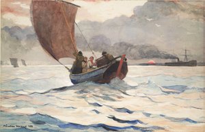 Palaavat kalastusalukset tekijältä Winslow Homer