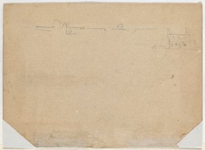 Roof Line [verso], 1862. tekijältä Winslow Homer