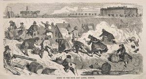 Kohtaus Back Bayn alueella, Boston tekijältä Winslow Homer