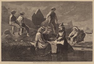 Seesaw - Gloucester, Massachusetts, julkaistu 1874. tekijältä Winslow Homer