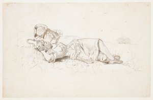 Paimentar lepää tekijältä Winslow Homer