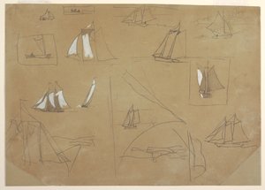 Luonnoksia purjeveneistä tekijältä Winslow Homer
