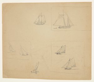 Luonnoksia purjehduskäsityöstä tekijältä Winslow Homer