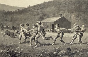 Snap the Whip (puupiirros) tekijältä Winslow Homer
