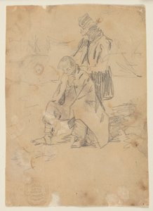 Sotilas istuu laatikolla tekijältä Winslow Homer