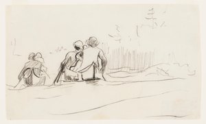 Peränäkymä kahdesta kanootista tekijältä Winslow Homer