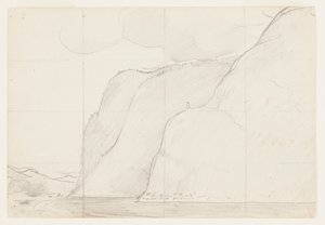Tutkimus "Cape Trinity, Saguenay River" tekijältä Winslow Homer