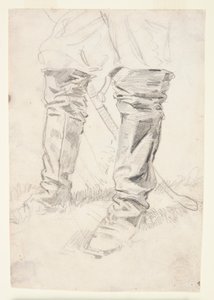 Tutkimus ratsuväen upseerin saappaista tekijältä Winslow Homer