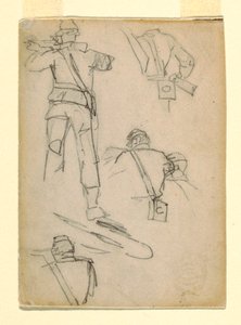 Tutkimus tähtäävistä sotilaista tekijältä Winslow Homer