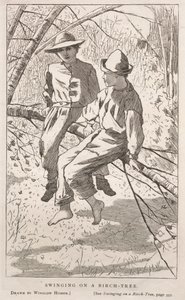 Keinuminen koivussa tekijältä Winslow Homer