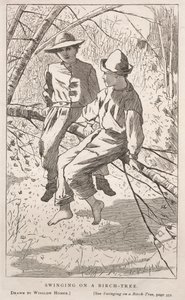 Keinu koivussa, 1867. tekijältä Winslow Homer