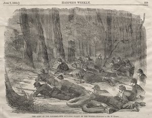 Potomacin armeija - etuvartiomme metsässä tekijältä Winslow Homer