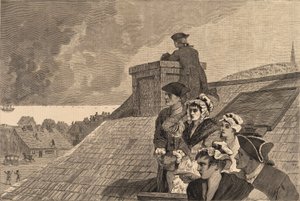 Bunker Hillin taistelu - Taistelun seuraaminen Bostonin Cobb