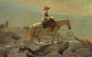 Bridle Path, White Mountains. 1868 tekijältä Winslow Homer