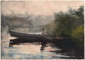Päivän loppu, Adirondackit tekijältä Winslow Homer