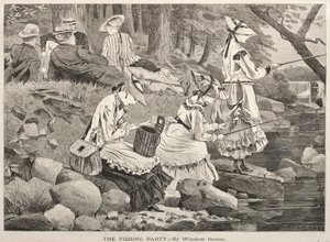 Kalastusjuhlat, 1869. tekijältä Winslow Homer