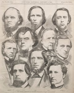 Georgian delegaatio kongressissa, 1861. tekijältä Winslow Homer