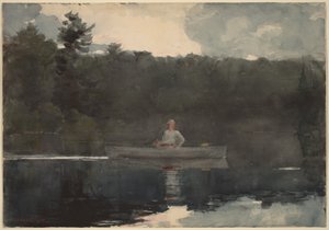 Yksinäinen kalastaja tekijältä Winslow Homer